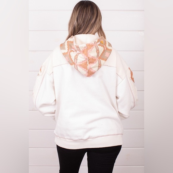 🎉LAST PIECE🎉FREE PEOPLE Nordic It's A Vibe Hoodie - Picture 10 of 13